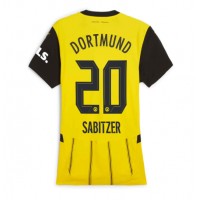 Borussia Dortmund Marcel Sabitzer #20 Hjemmedrakt Dame 2024-25 Kortermet